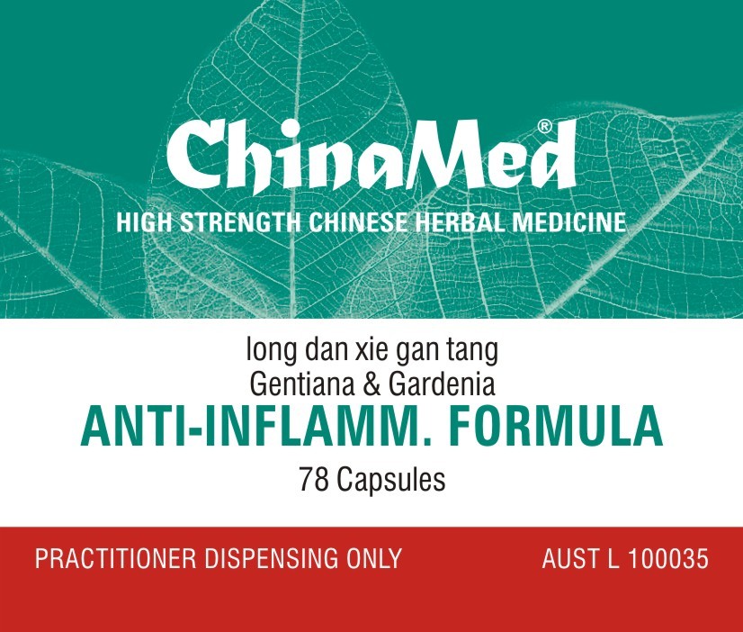 ANTI-INFLAMM. Formula - Gentiana & Gardenia - long dan xie gan tang