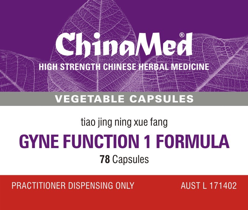 GYNE FUNCTION 1 Formula - Tiao Jing Ning Xue Fang